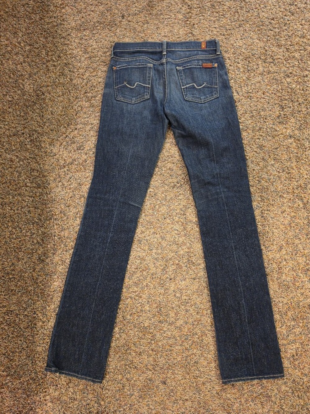 2 Pair Women Seven For All Mankind Denim Jeans Size 26 Perfect Condition - Picture 4 of 7
